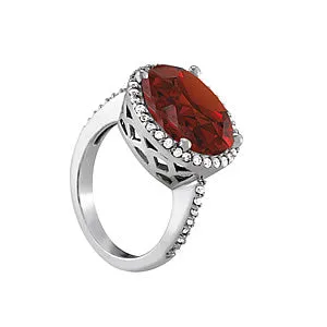 14K Ruby Diamond Ring