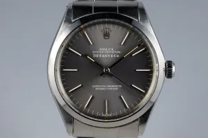 1971 Rolex Oyster Perpetual 1002 Gray Tiffany & Co. Dial