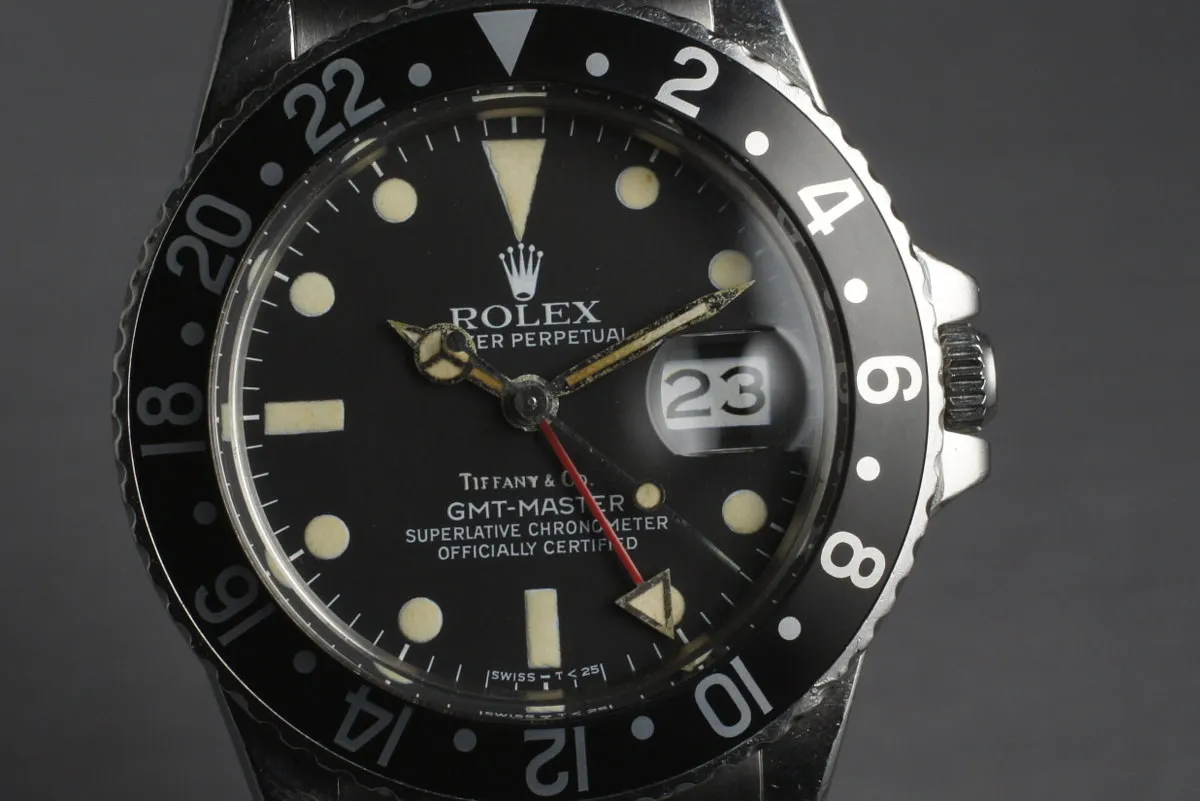 1981 Rolex GMT 16750 with Tiffany and Co