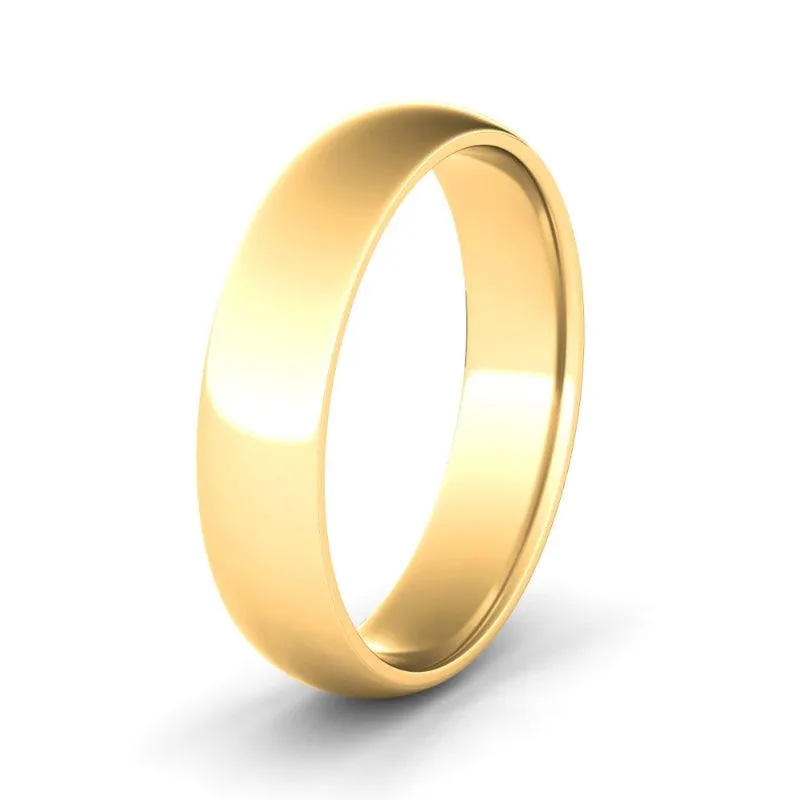 5mm High Polish Finish Men's Wedding Band