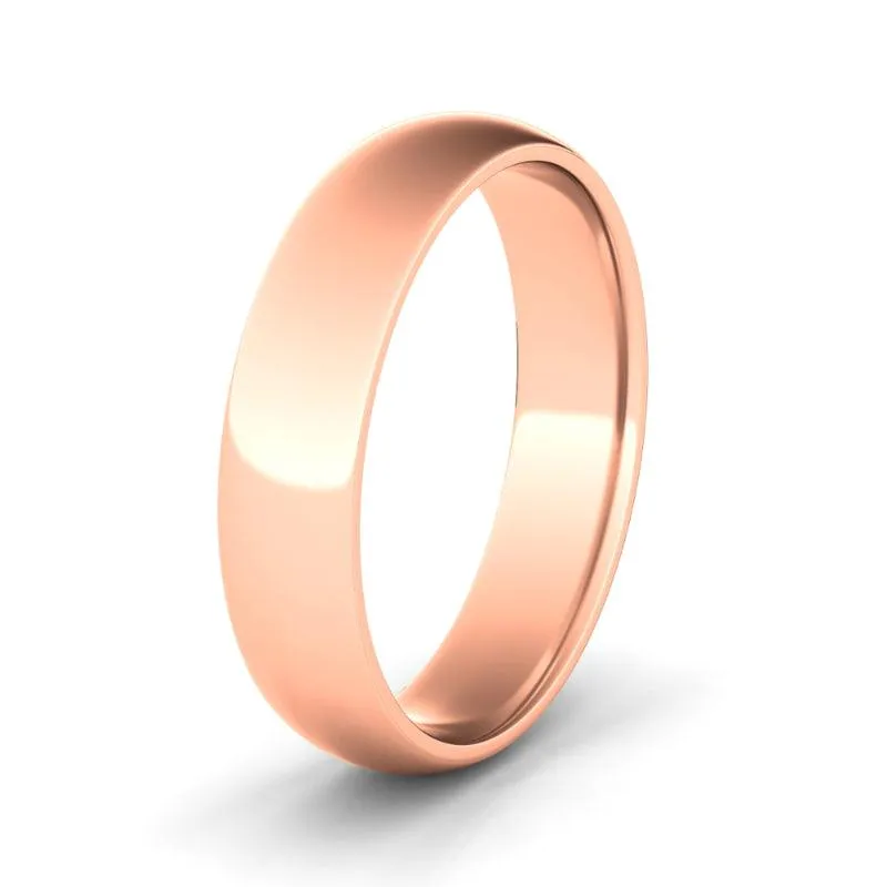 5mm High Polish Finish Men's Wedding Band