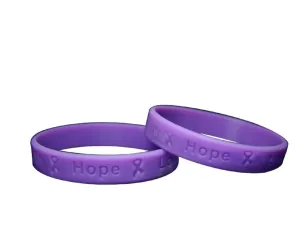 Adult Pancreatic Cancer Awareness Silicone Bracelet Wristbands