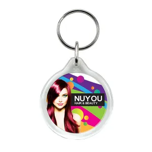 Adview Round Plastic Key Ring