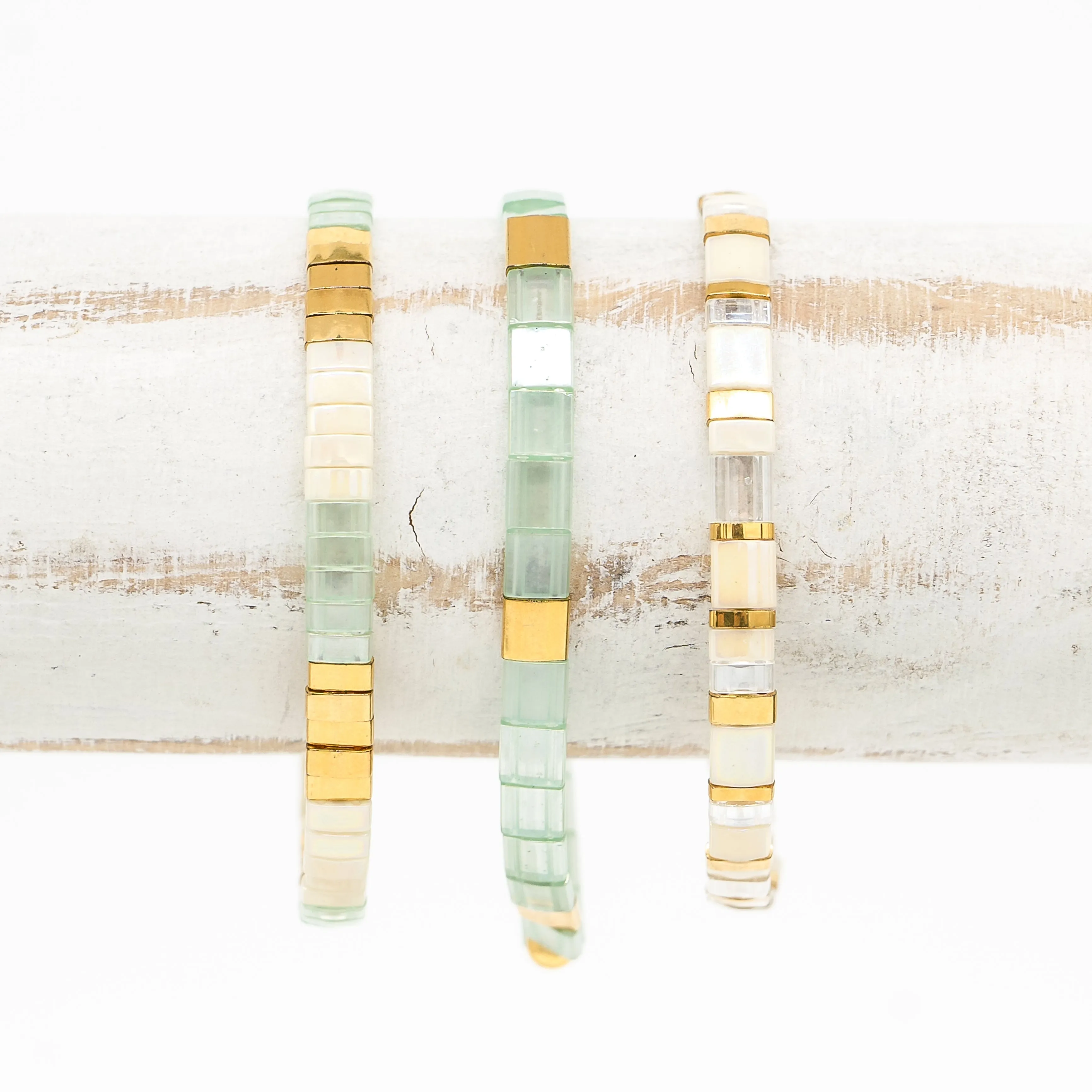 ATLANTIS - Tila Bead Bracelet Stack of 3