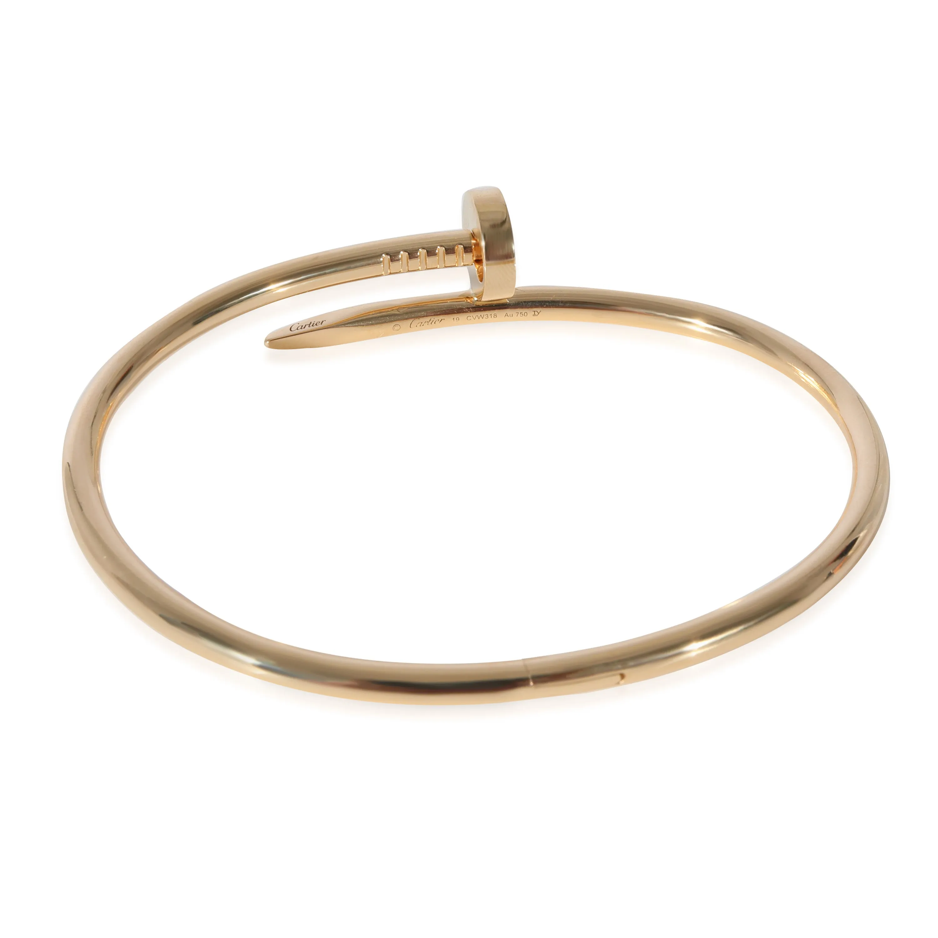 Cartier Juste Un Clou Bracelet in 18k Yellow Gold (Size 19)