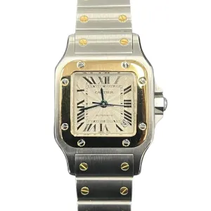 Cartier Santos Galbee 2423 Steel & Yellow Gold