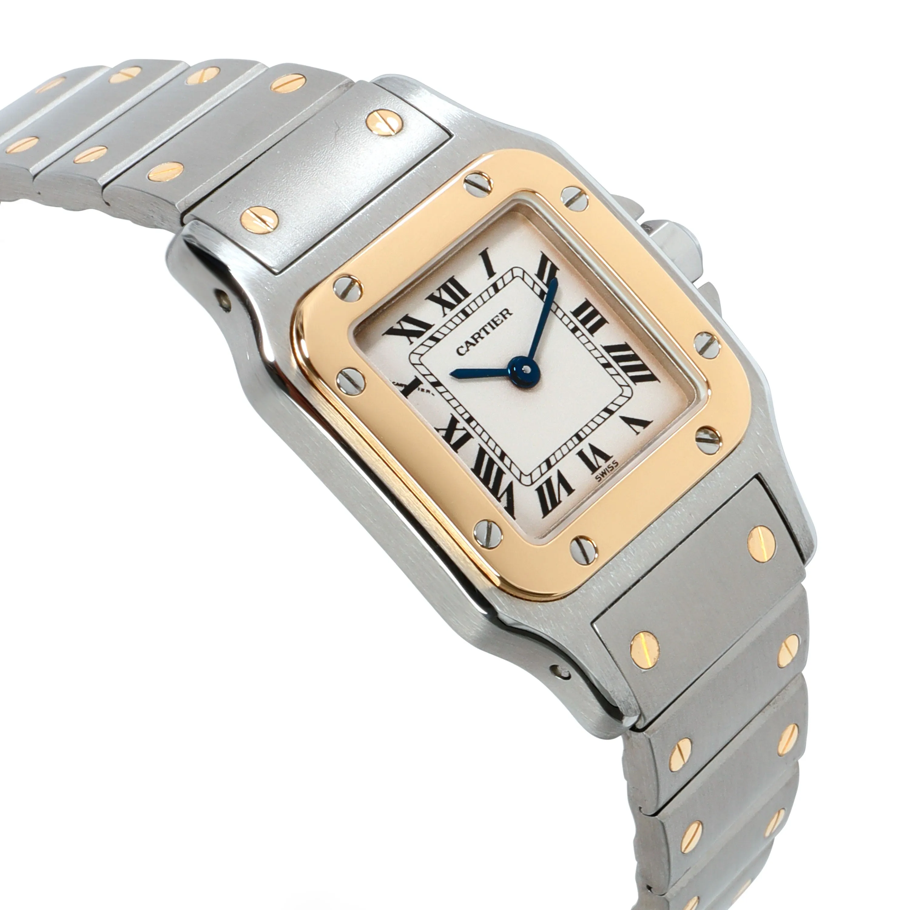 Cartier Santos Galbee W20012C4 Womens Watch in 18kt Stainless Steel/Yellow Gold