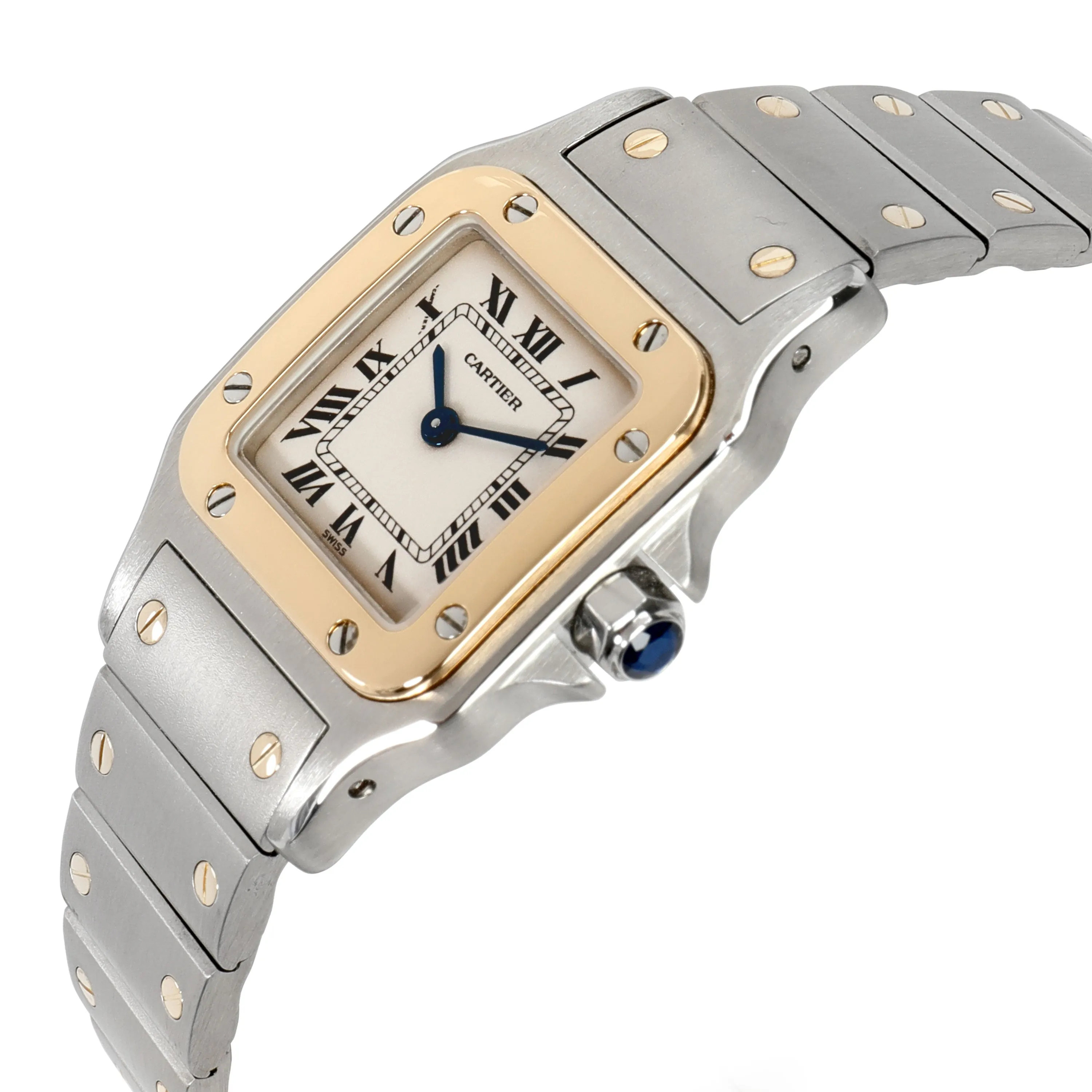 Cartier Santos Galbee W20012C4 Womens Watch in 18kt Stainless Steel/Yellow Gold