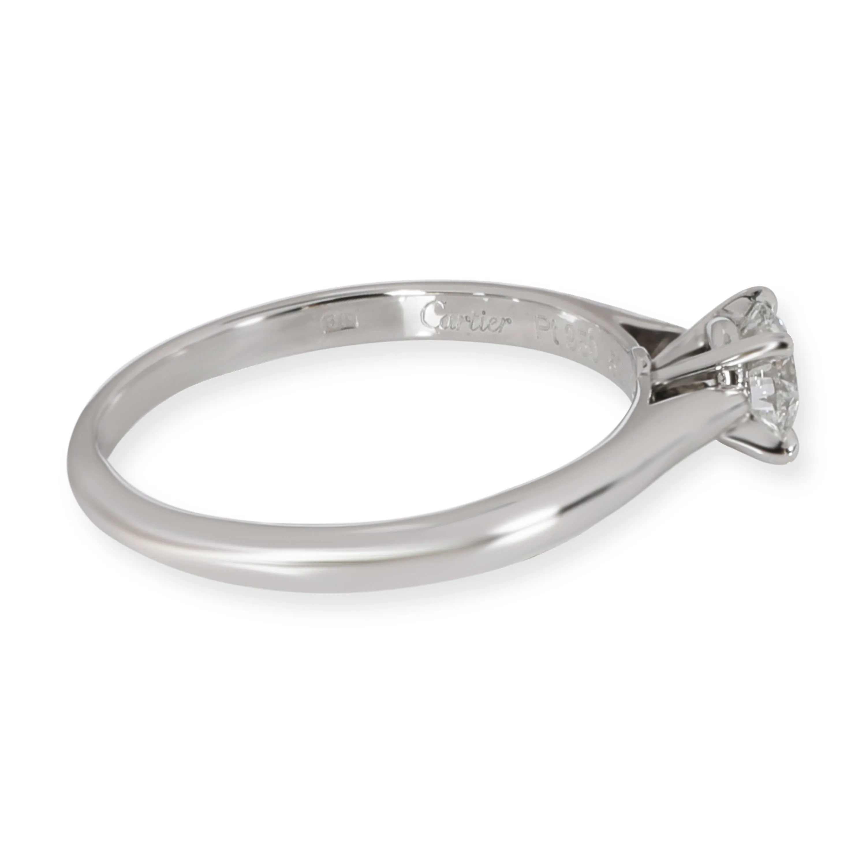 Cartier Solitaire 1895 Diamond Engagement Ring in  Platinum E VS1 0.35 CTW