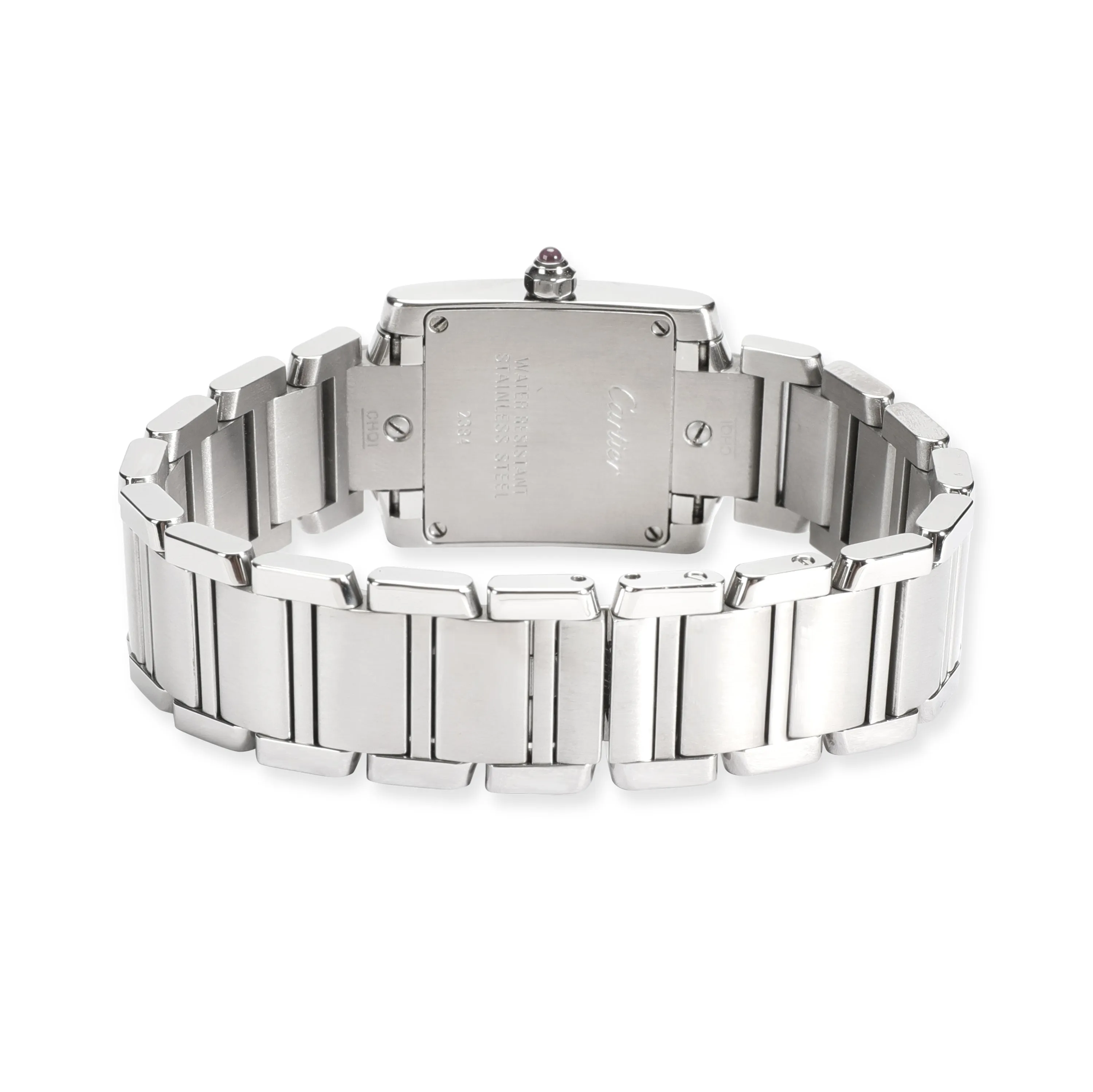 Cartier Tank Francaise W51028Q3 Womens Watch in  Stainless Steel