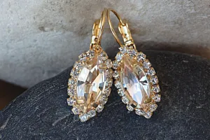 Champagne Drop Earrings