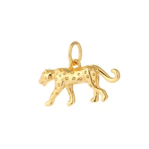 Cheetah Leopard Charm For Charm Necklace & Bracelet