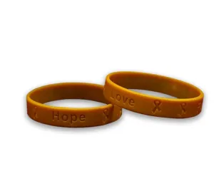 Child Brown Awareness Silicone Bracelet Wristbands