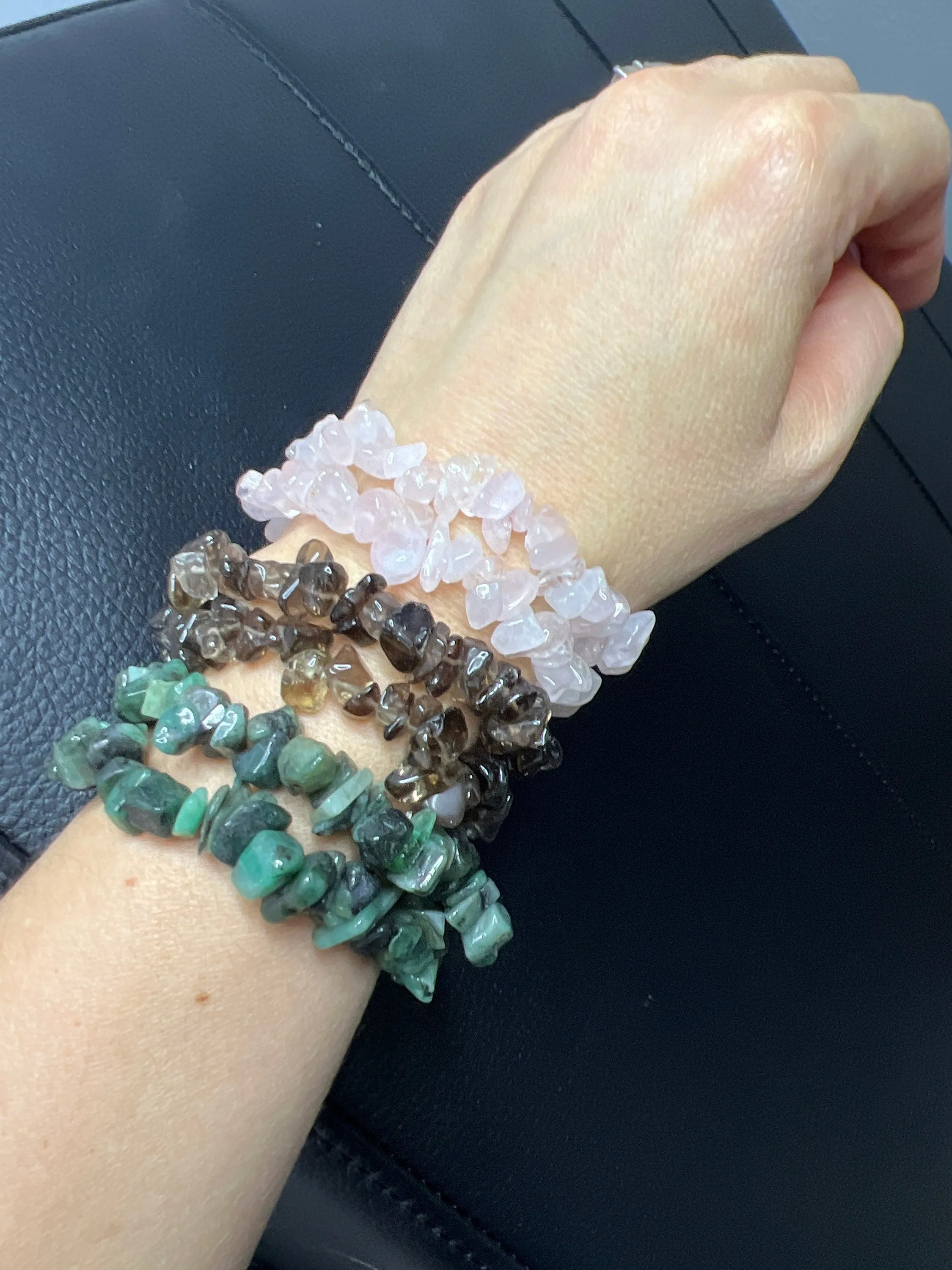 Crystal bracelets set of 12