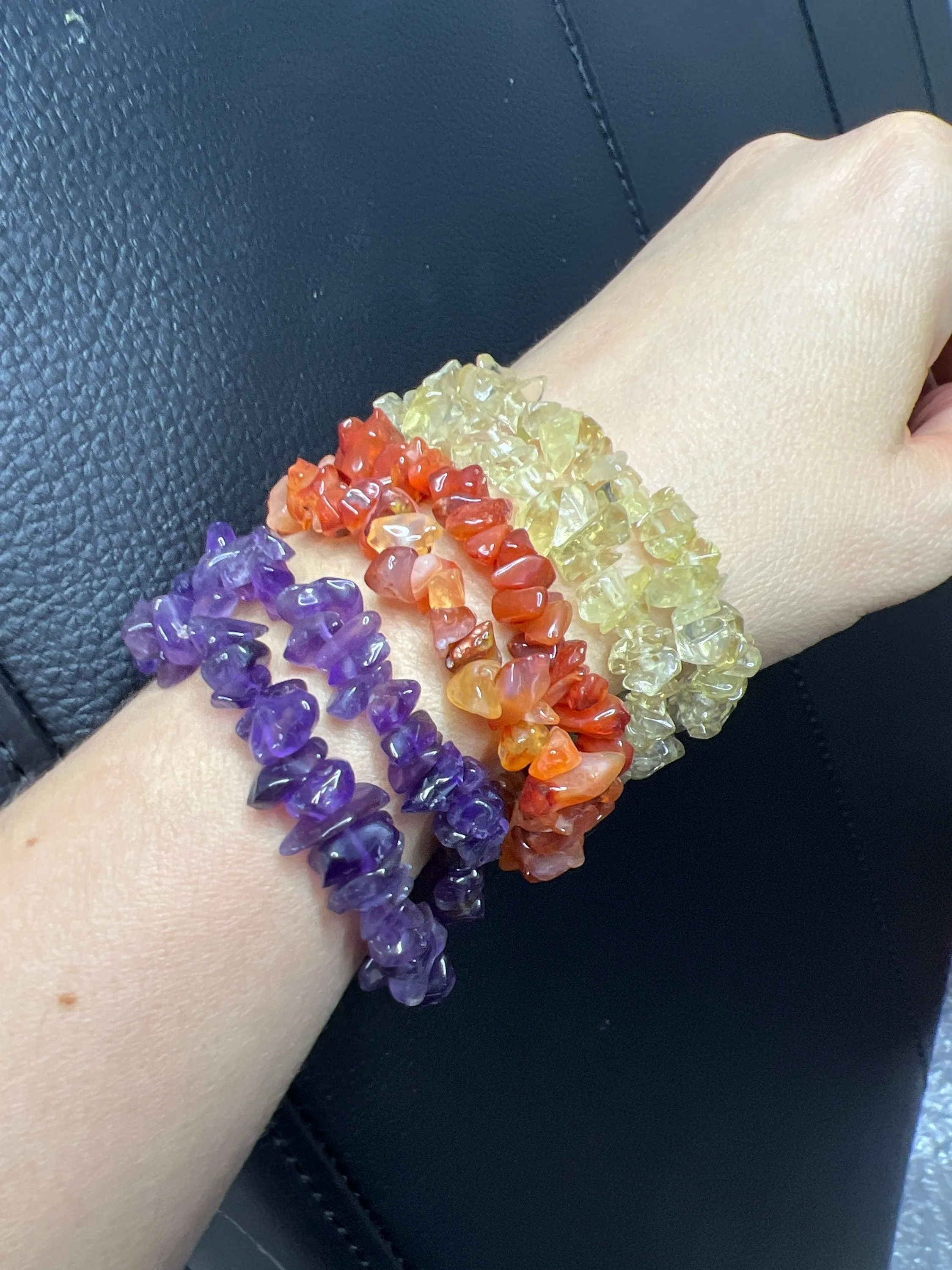 Crystal bracelets set of 12