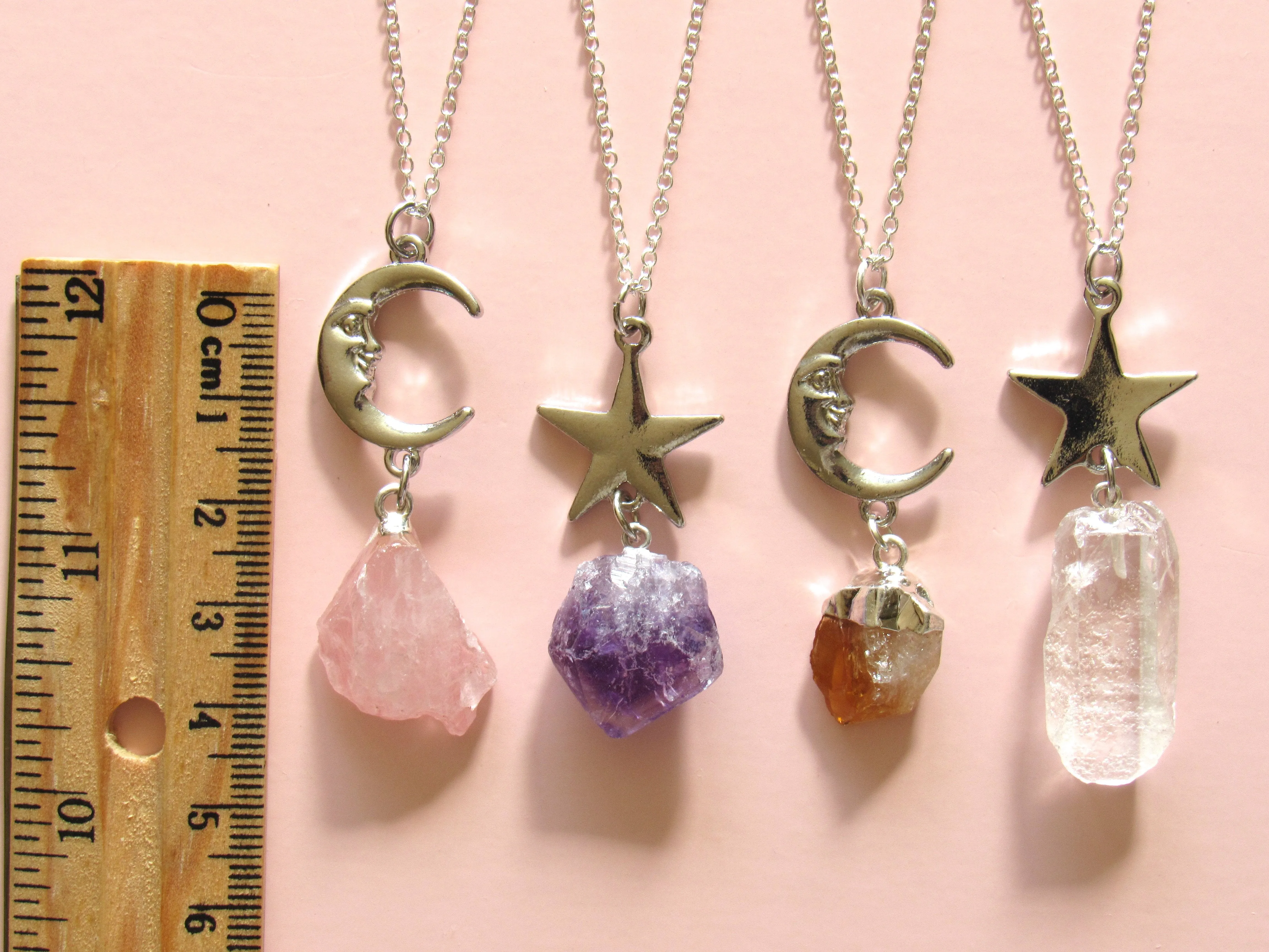 Crystals of Stardust Necklaces (5 Choices)