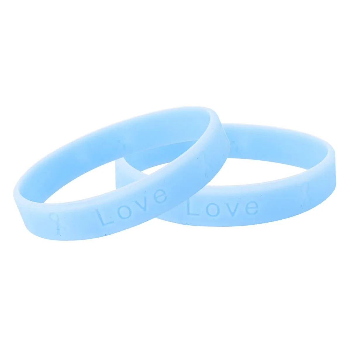 Cushing's Disease Syndrome Light Blue Silicone Bracelet Wristbands