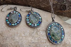 Enamel jewelry set