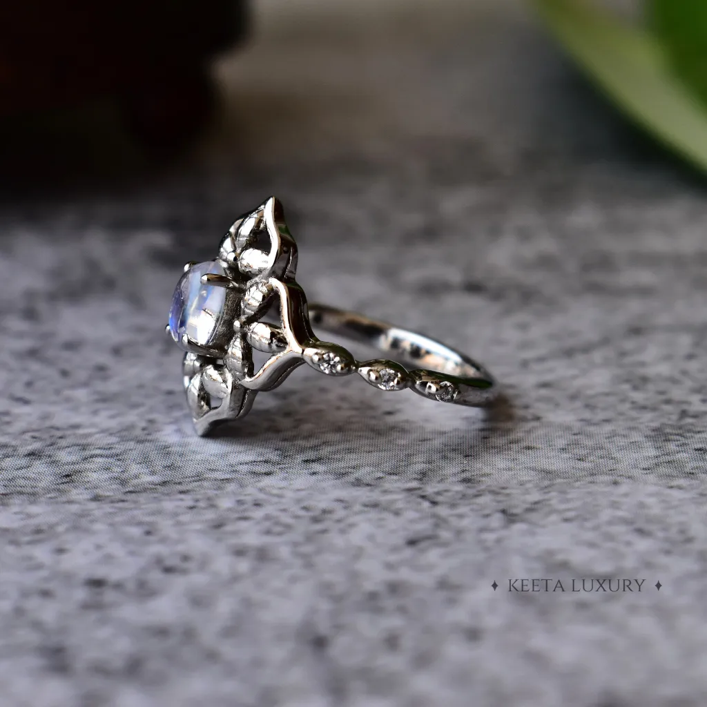 Enchanted Forest - Moonstone Ring