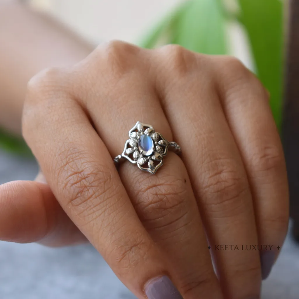 Enchanted Forest - Moonstone Ring