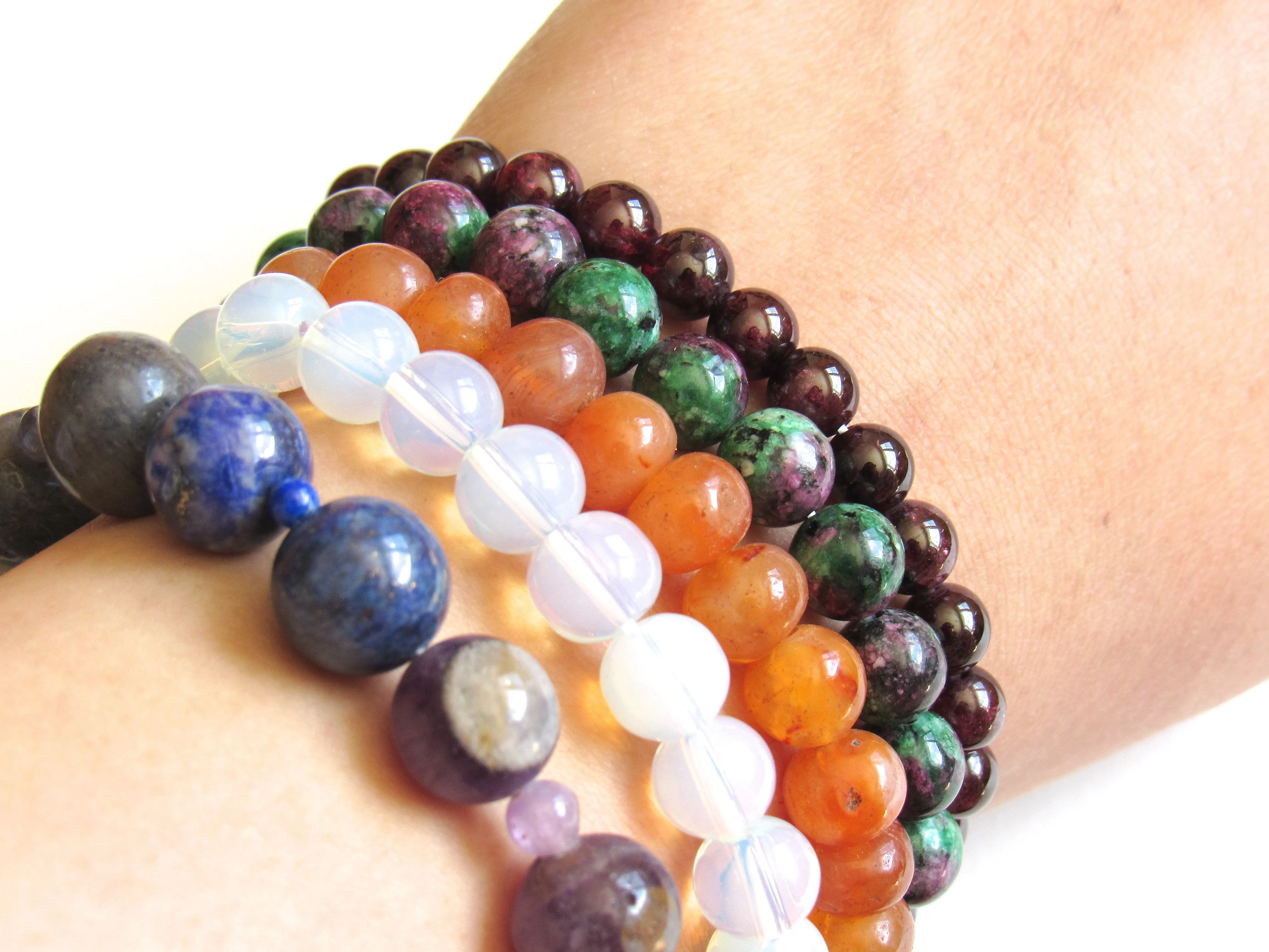 Garnet Stone Bracelets