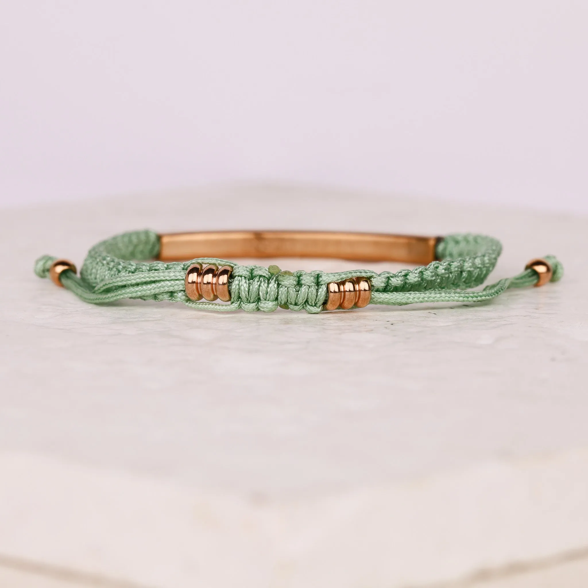 GOD IS WITHIN HER, SHE WILL NOT FAIL ROPE BRACELET