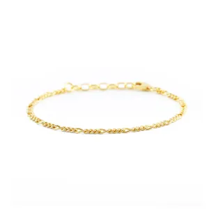 Gold Figaro Bracelet