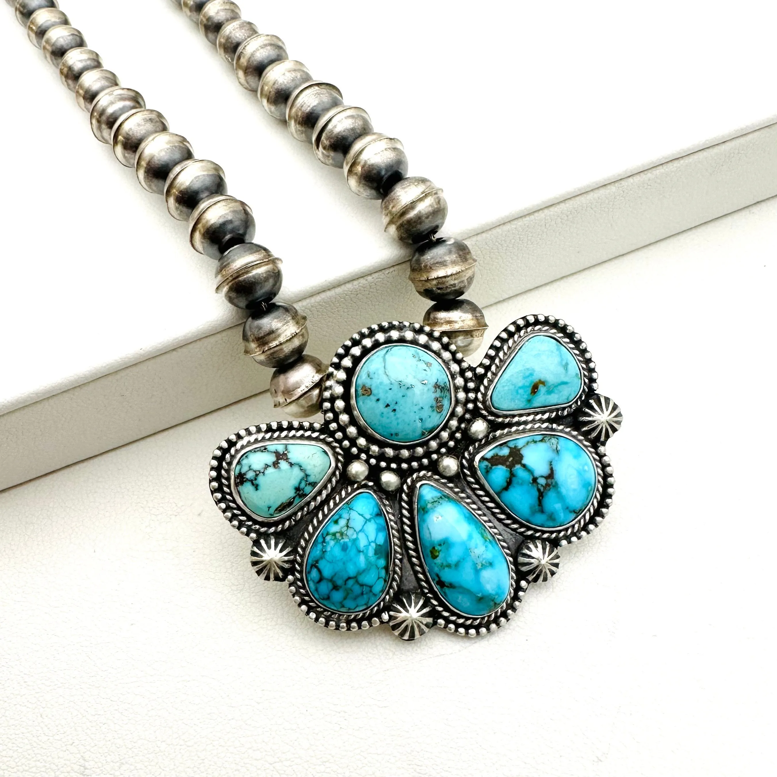 Half Cluster Necklaces by Shay Pfeifer