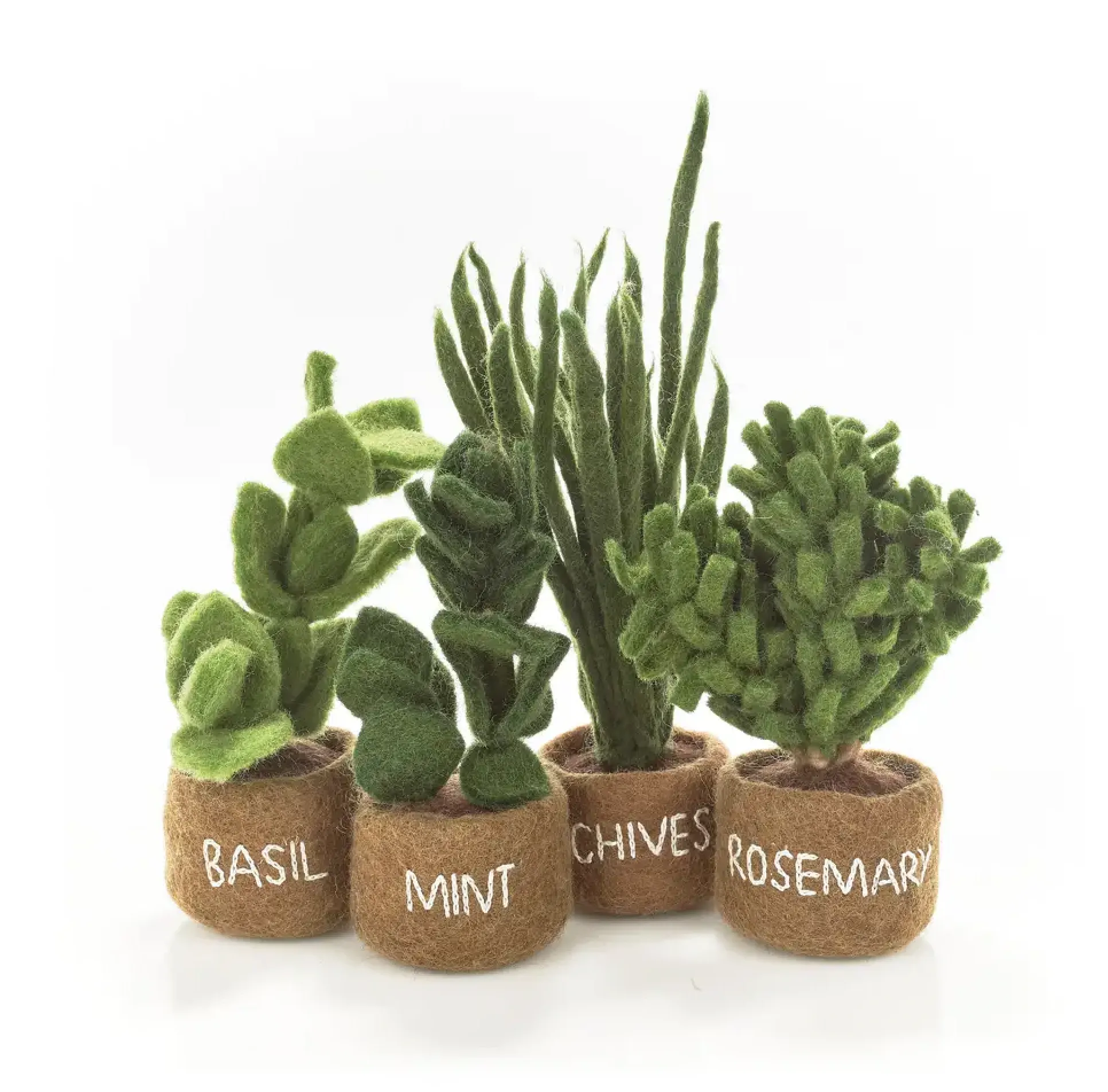 Handmade Felt Herbs