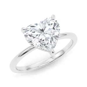 Heart Shape Diamond Engagement Ring