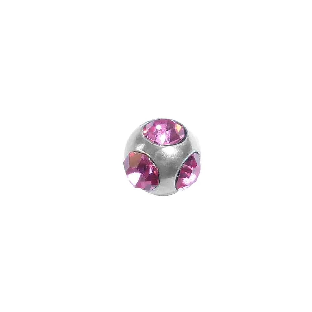 Jewelled ball Tiffany 1.2x3mm