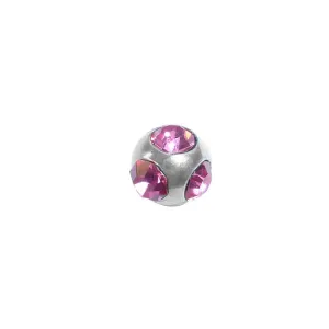 Jewelled ball Tiffany 1.2x3mm