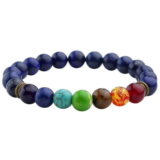 Jewelry Lava Rock Natural stone Matte Natural stone   Mens Womens Bracelet, Energy Beads