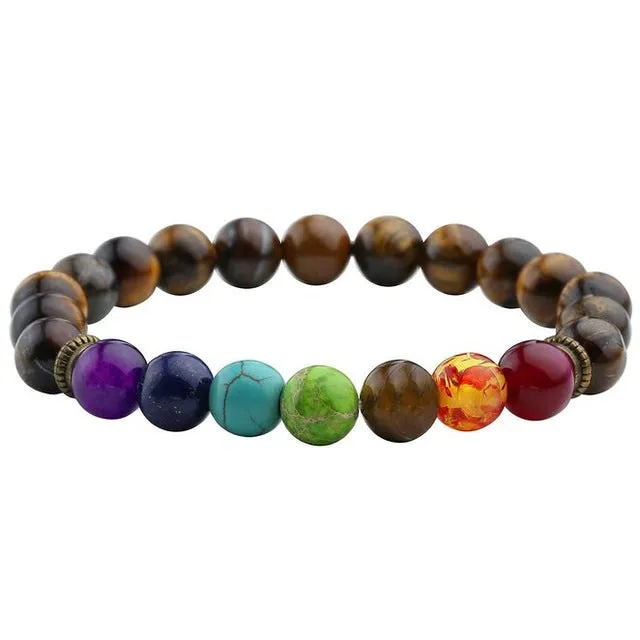 Jewelry Lava Rock Natural stone Matte Natural stone   Mens Womens Bracelet, Energy Beads