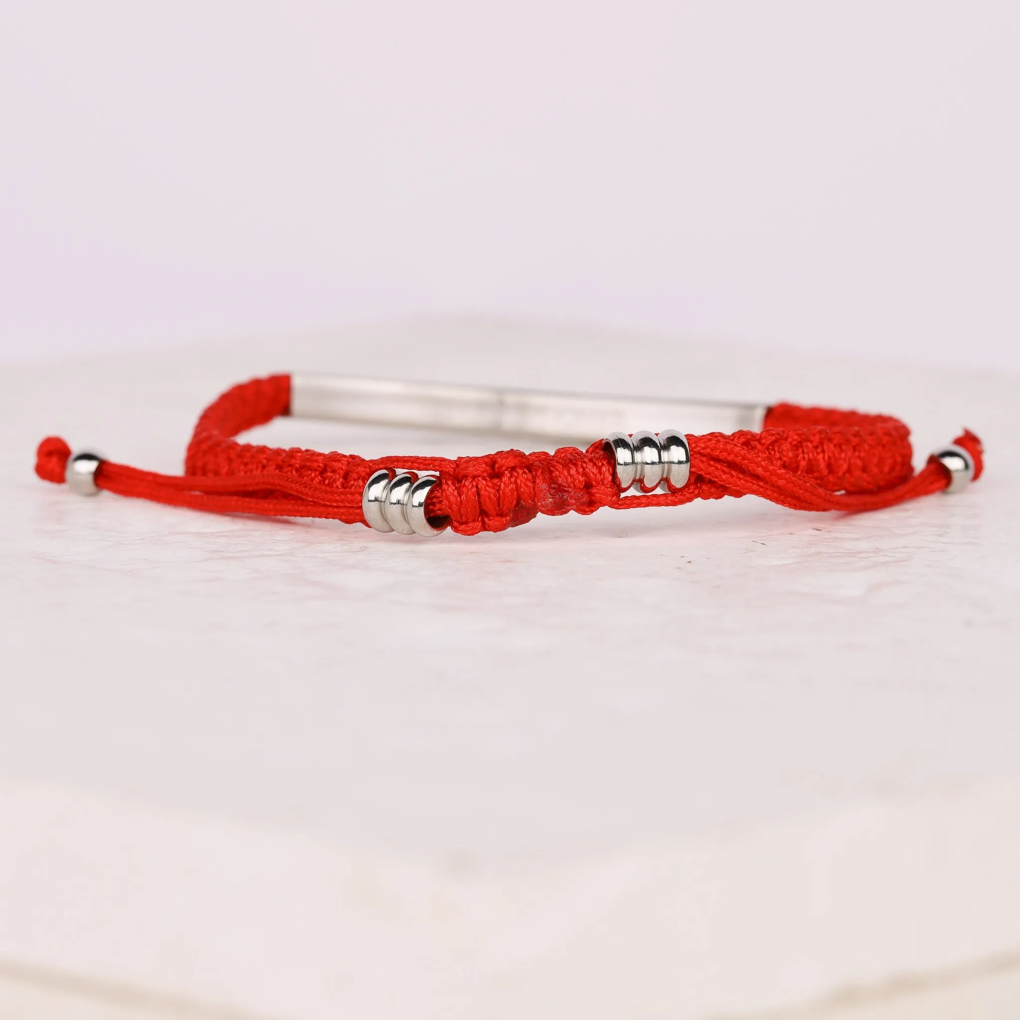 KIND HEART - FIERCE MIND - BRAVE SPIRIT ROPE BRACELET