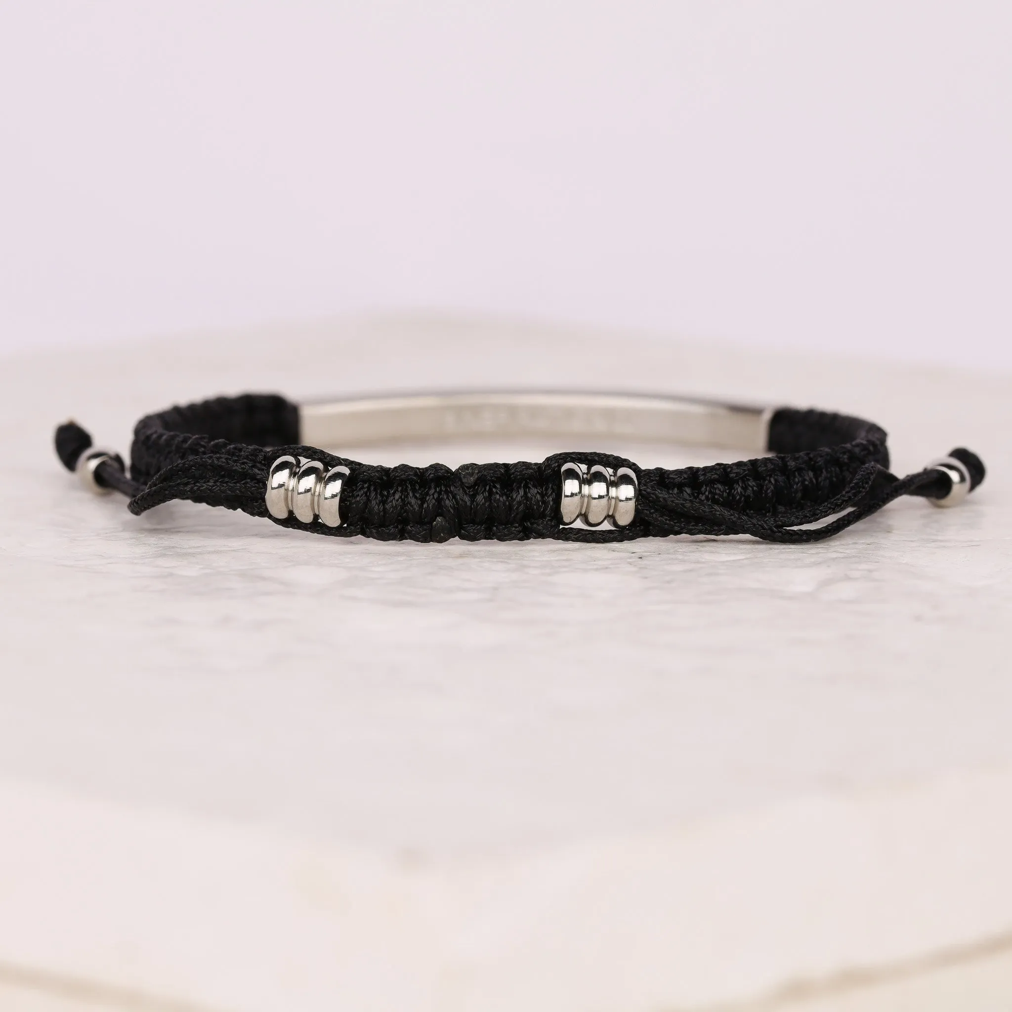 KIND HEART - FIERCE MIND - BRAVE SPIRIT ROPE BRACELET