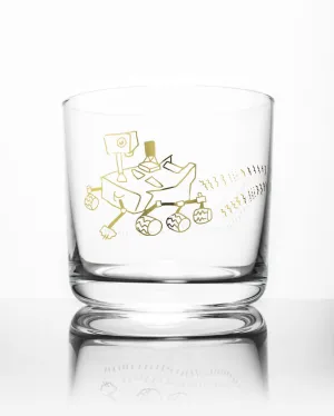 Mars Rover Perseverance Whiskey Glass