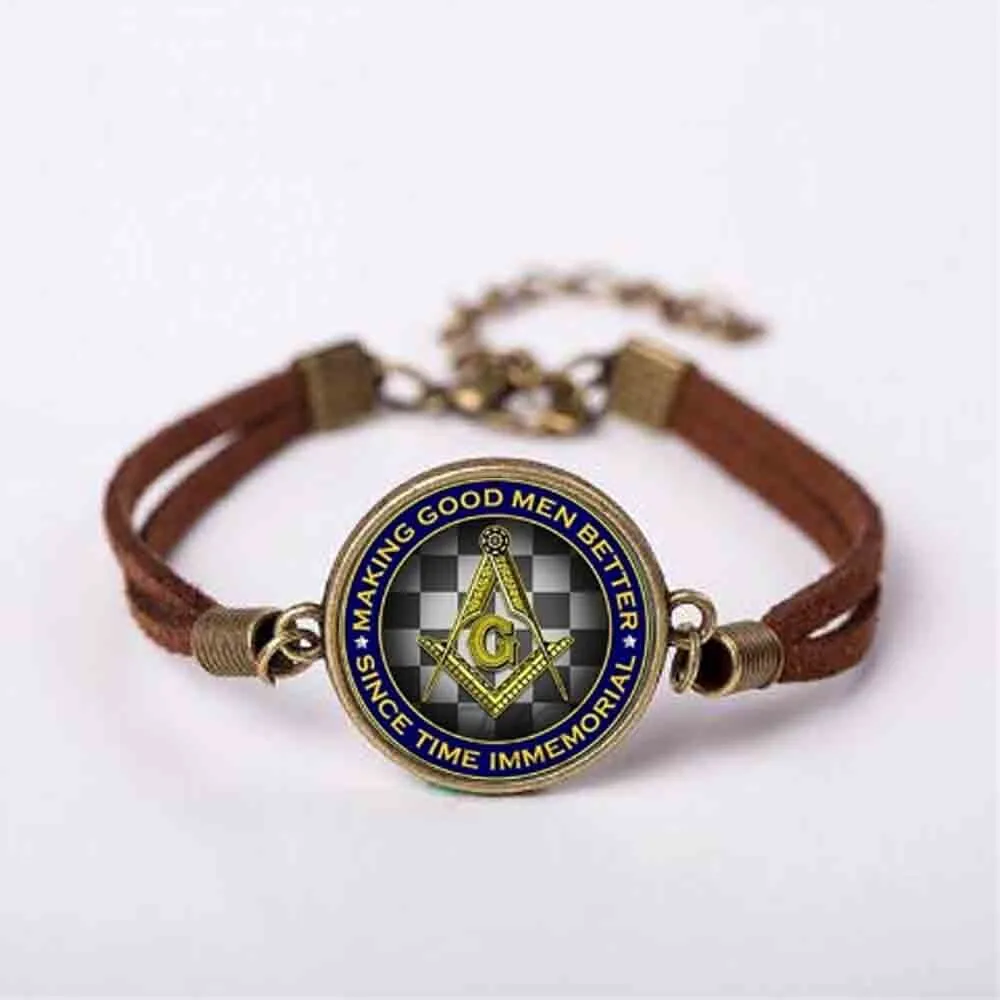 Master Mason Blue Lodge Bracelet - Making Good Men Better