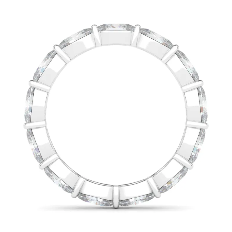 Men's Sideways Oval Diamond Eternity Band