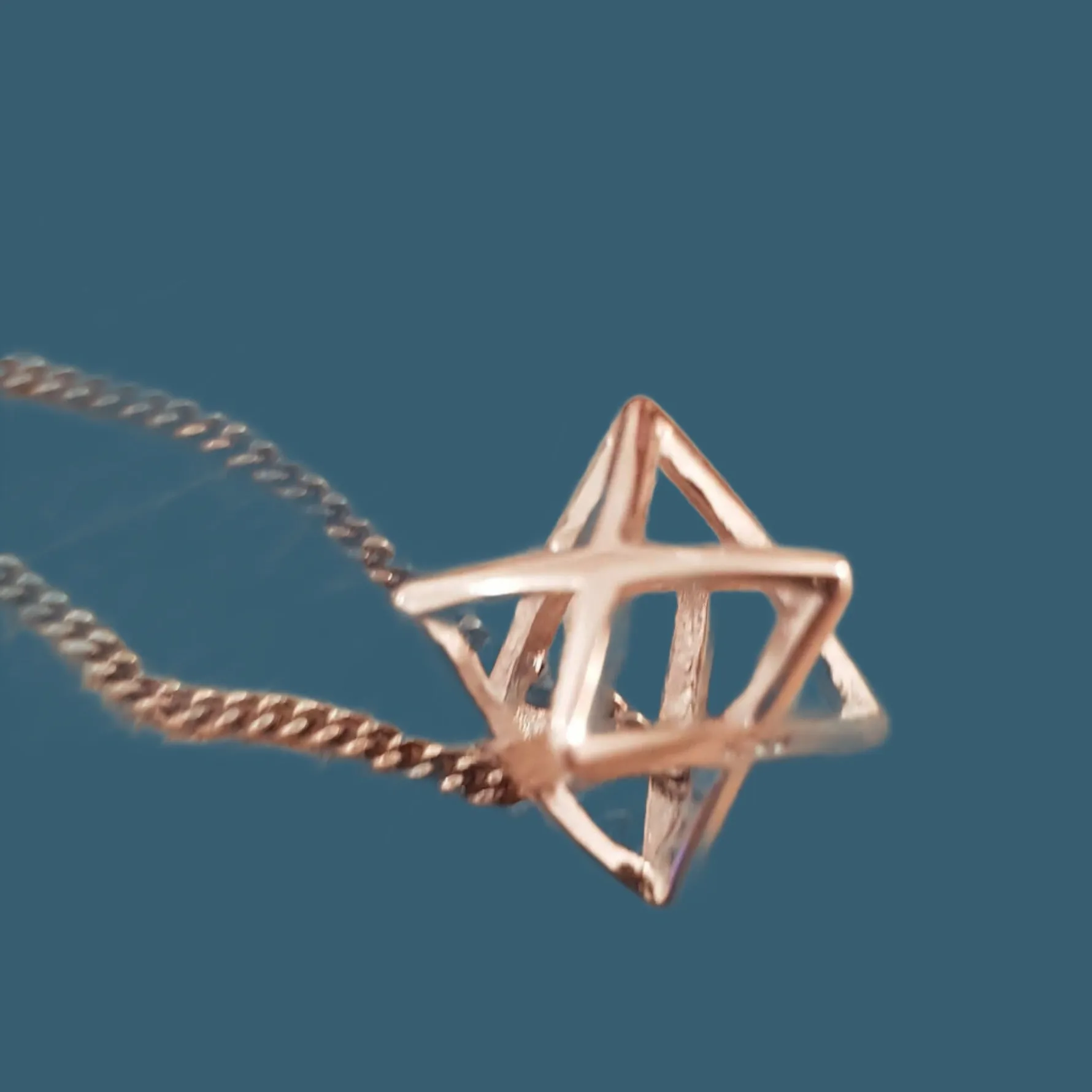 Merkaba Star of David Necklace - Symbolic jewelry. Merkava Necklaces