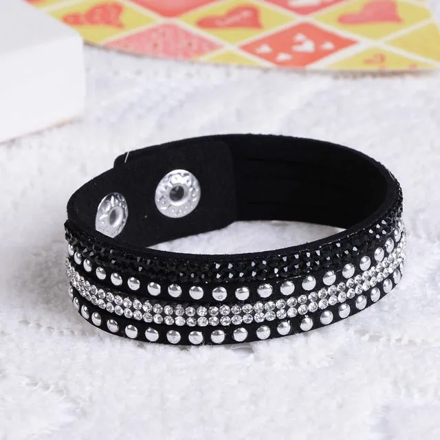 New Fashion  Leather Bracelet! Factory Discount Prices, Charm Bracelet!1 Free Shipping!