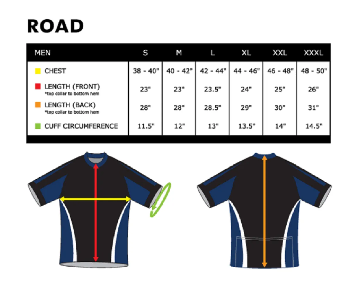 Nunavut Men's Cycling Jersey (S, L, 2XL)