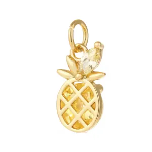 Pineapple Fruit Charm For Charm Necklace & Bracelet