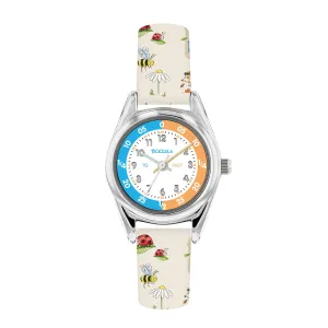 RSPB x Tikkers Wild Things Printed Strap Kids Time Teacher Watch