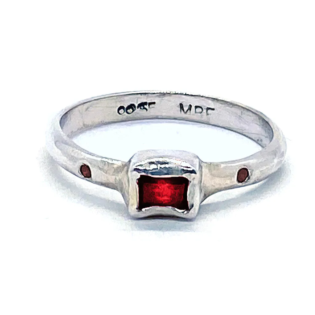 Ruby & Diamonds Ring (size 6 1/2)