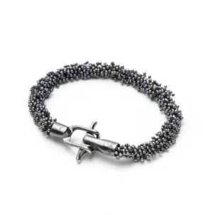 ShikShok | Black Sterling Silver Bracelet by Michaud Michaud