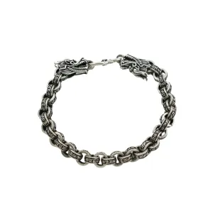 Silver Dragon Bracelet