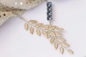 SILVER LEAF NECKLACE