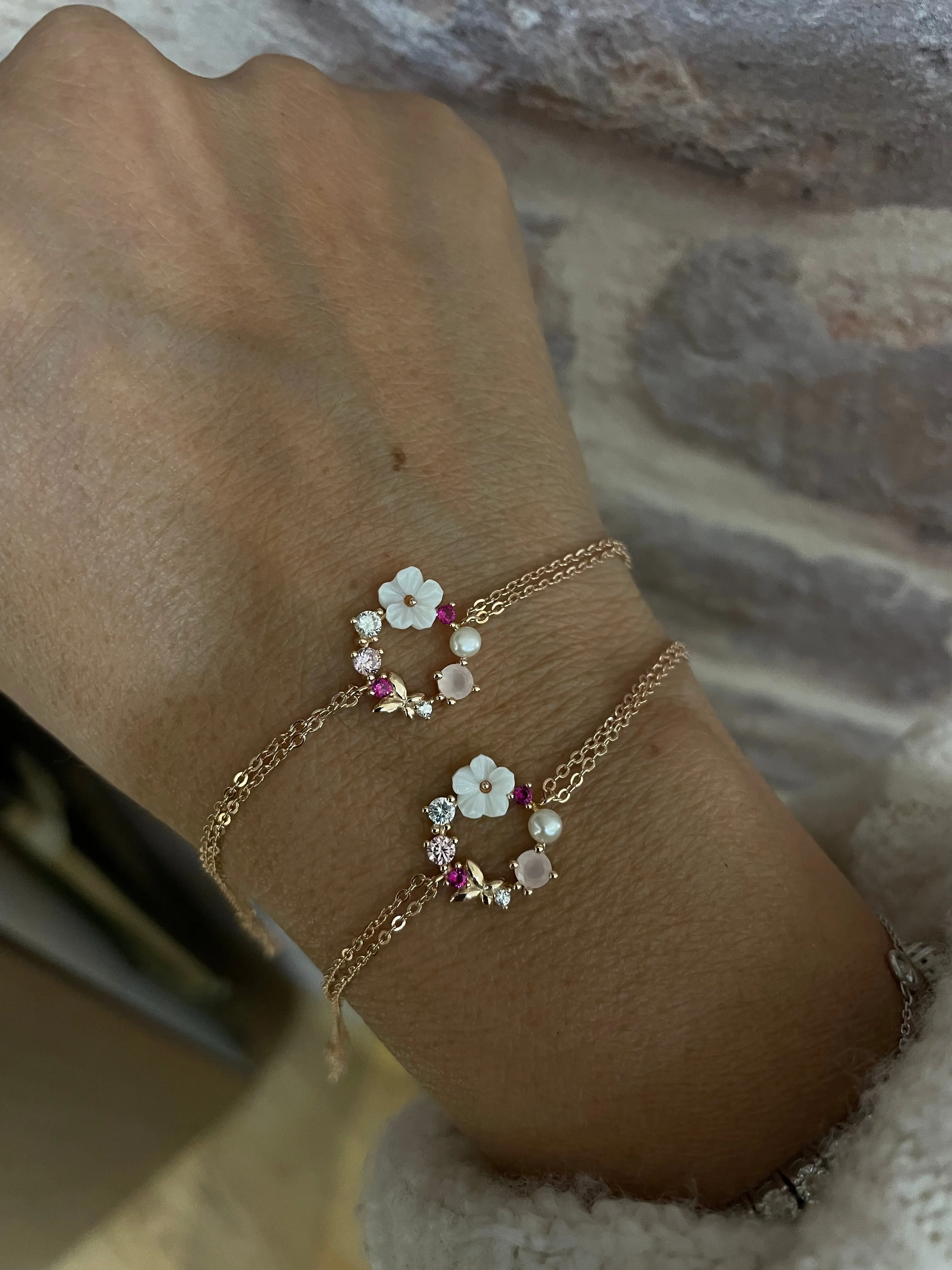 Spring Flower Bracelets