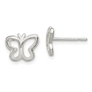 Sterling Silver Butterfly Post Earrings